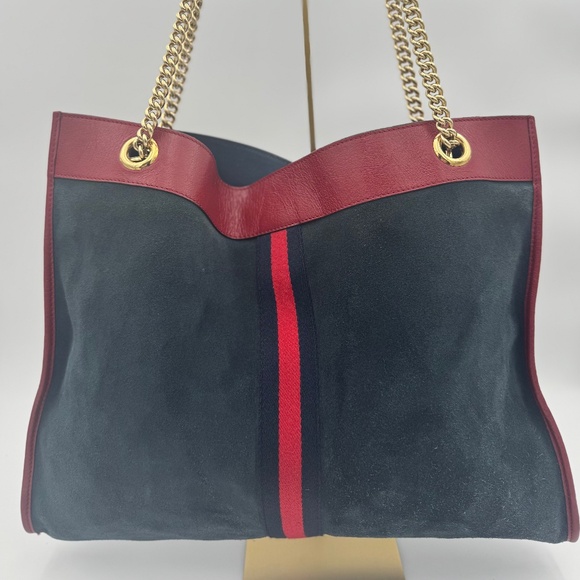 Gucci Suede & Leather Rajah Tiger Head Purse with Pouch - Picture 3 of 7